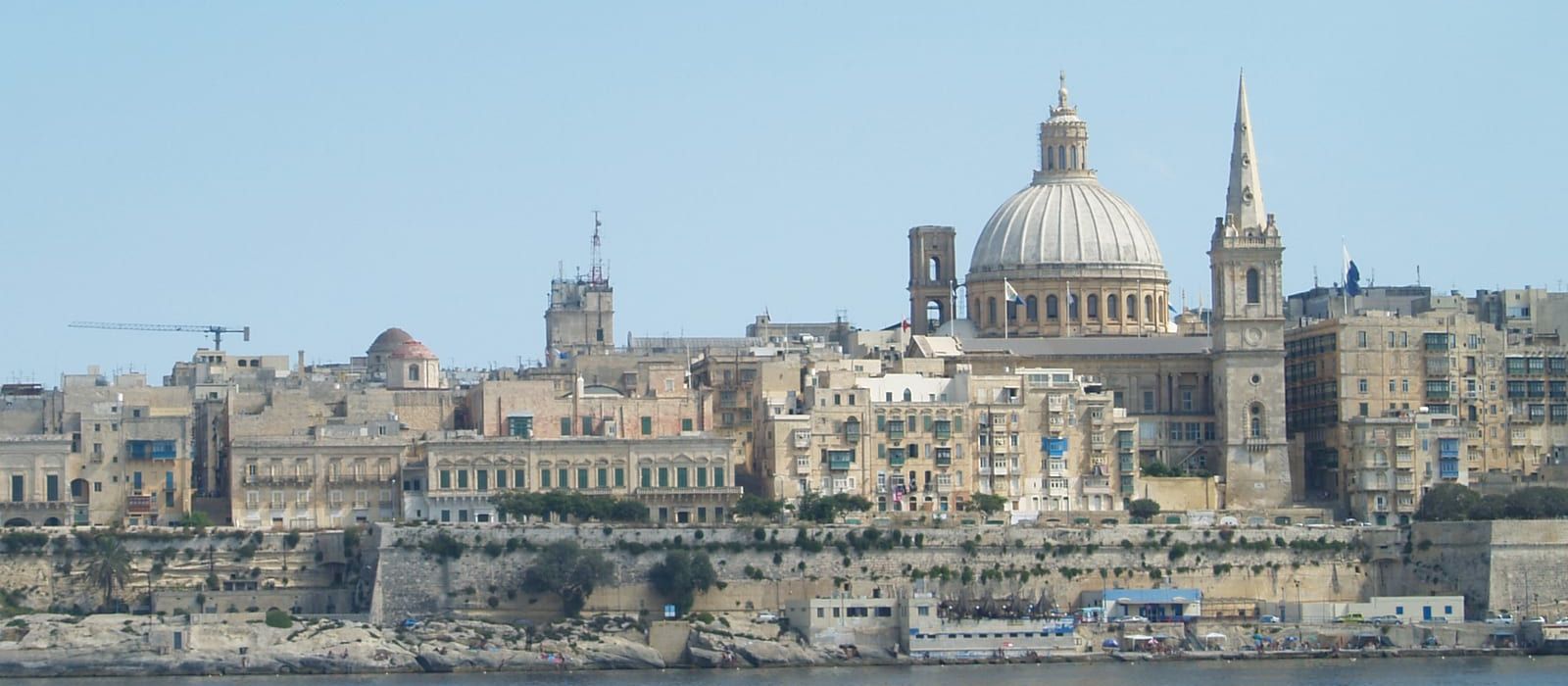 Panorama Valletty od strony Sliemy